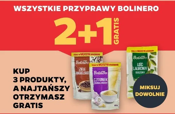 Przyprawy Bolinero promocja w Netto