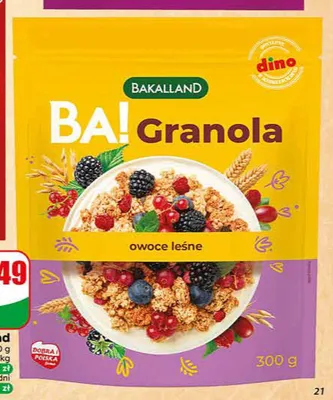 Granola BA! Bakalland promocja w Dino