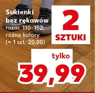 Sukienka bez rękawów dziecięca 2-pak promocja w Kaufland