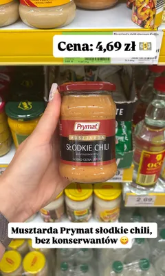 Musztarda Prymat Słodkie Chili promocja w Dino