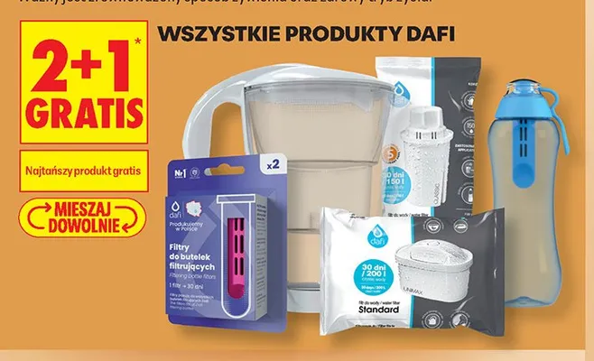 Dzbanek filtrujący Dafi promocja w Biedronka