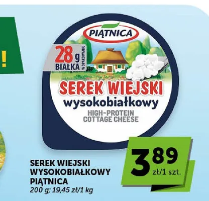 Serek wiejski wysokobiałkowy Piątnica promocja w Groszek