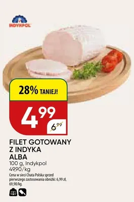 Filet gotowany z indyka Alba promocja w Chata Polska