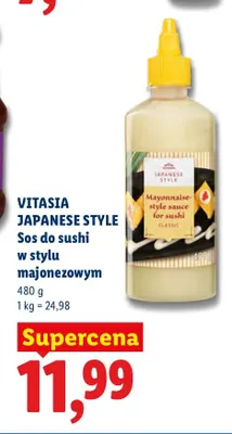 Sos do sushi w stylu majonezowym Vitasia Japanese Style promocja w Lidl