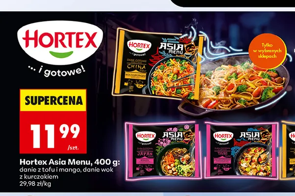 Danie z tofu i mango Hortex Asia Menu promocja w Biedronka