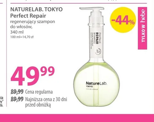 Szampon do włosów NatureLab. Tokyo Perfect Repair promocja w Hebe