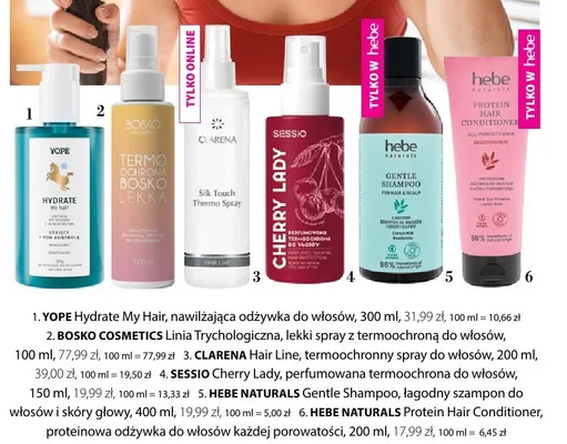 Odżywka proteinowa do włosów każdej porowatości Protein Hair Conditioner Hebe Naturals promocja w Hebe