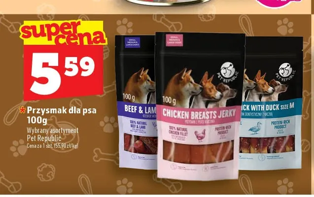 Przysmak dla psa Beef & Lamb Pet Republic promocja w TOPAZ