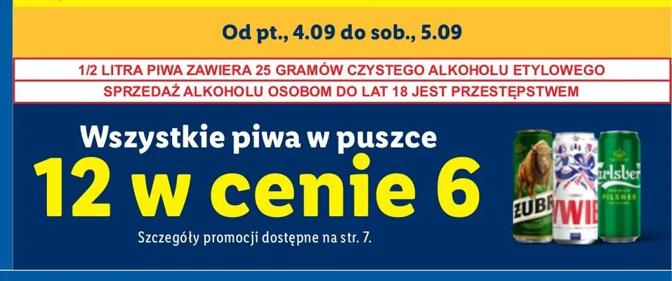 Piwo Żywiec promocja w Lidl