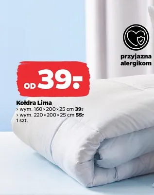Kołdra Lima 220x200x25cm Netto promocja w Netto