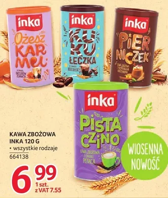 Kawa zbożowa Inka wszystkie rodzaje promocja w Selgros