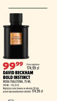 Woda toaletowa David Beckham Bold Instinct promocja w Drogerie Natura