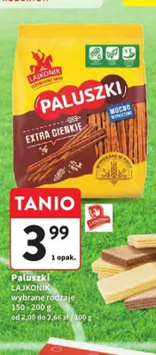 Paluszki ekstra cienkie Lajkonik promocja w Intermarche