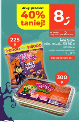 Żelki Zozole Scary Sweet Mix promocja w Dealz