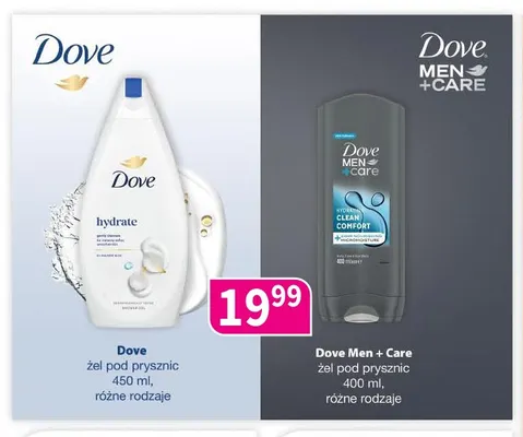 Żel pod prysznic Dove Men+Care promocja w Drogerie Polskie