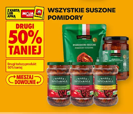 Pomidory suszone w oleju GustoBello promocja w Biedronka