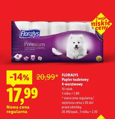 Papier toaletowy promocja w Lidl