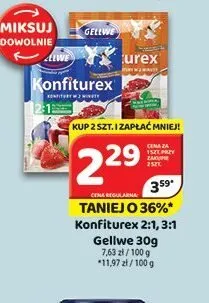 Konfiturex 3:1 Gellwe promocja w Delfin