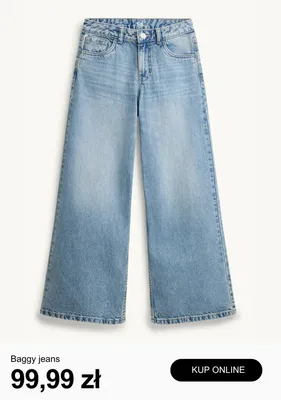 Spodnie jeansowe Baggy jeans C & A promocja w C&A