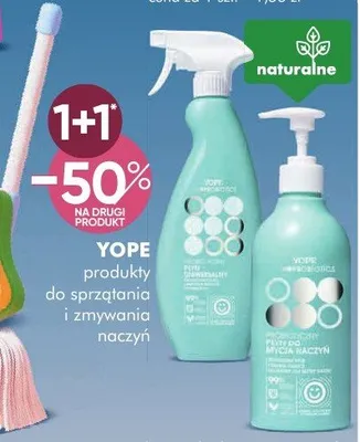 Produkty do sprzątania i zmywania naczyń Yope promocja w Super-Pharm