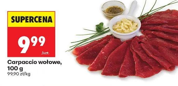 Carpaccio wołowe promocja w Biedronka