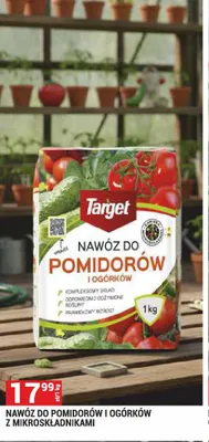 Nawóz do pomidorów i ogórków z mikroskładnikami Target promocja w Merkury Market