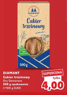 Cukier trzcinowy Dry Demerara Diamant promocja w Kaufland