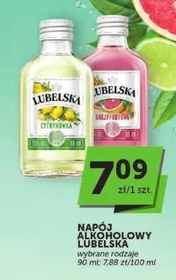 Napój alkoholowy Lubelska Cytrynówka promocja w ABC