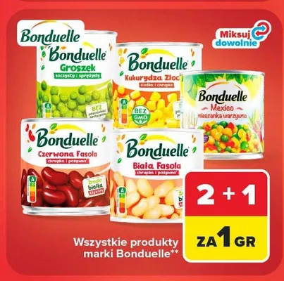 Fasola biała Bonduelle promocja w Carrefour