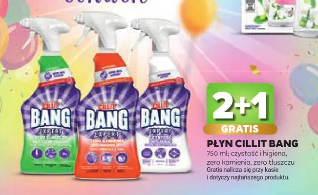Płyn Cillit Bang czystość i higiena promocja w Stokrotka