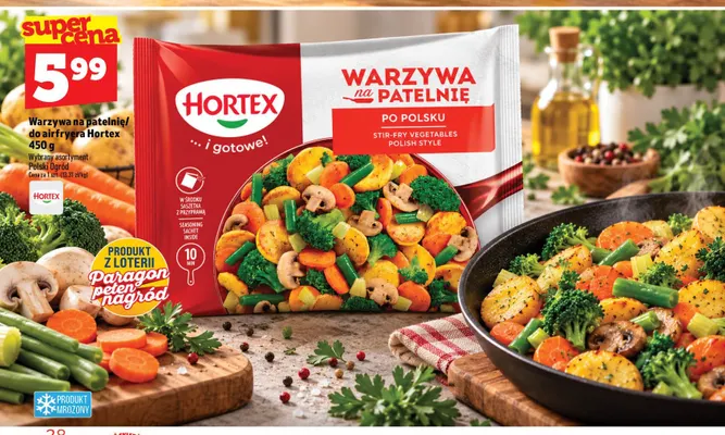 Warzywa do airfryera Hortex promocja w TOPAZ