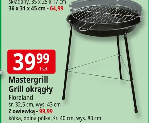 Grill okrągły promocja w Leclerc