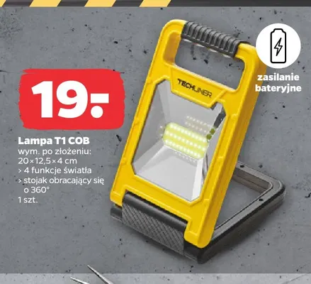 Lampa T1 Cob Techliner promocja w Netto
