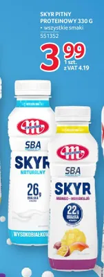 Skyr pitny proteinowy mango-marakuja Mlekovita SBA promocja w Selgros