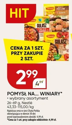 Pomysł na... gulasz promocja w Chata Polska