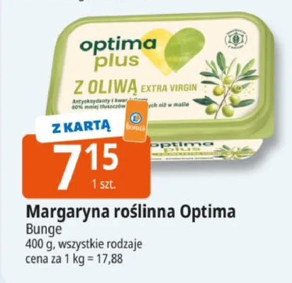 Margaryna roślinna Bunge promocja w Leclerc