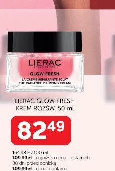 Krem rozświetlający Lierac Glow Fresh promocja w Super-Pharm