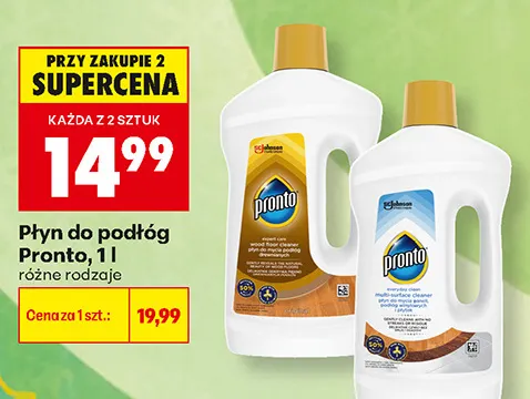 Płyn do podłóg Pronto promocja w Biedronka