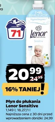 Płyn do płukania Sensitive promocja w Netto