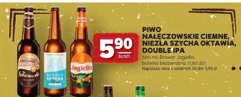 Piwo Jagiełło Double IPA promocja w Stokrotka