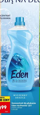 Koncentrat do płukania Eden Authentic Spring Rain promocja w Biedronka