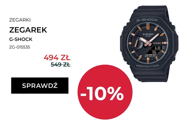 Zegarek G-SHOCK ZG-015535 promocja w Briju