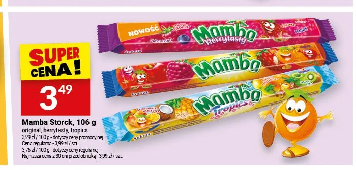 Mamba Storck berrytasty promocja w Twój Market