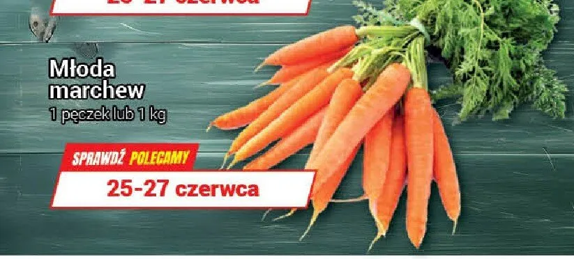 Marchew młoda promocja w Premium Nasz Sklep