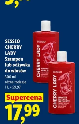 Odżywka do włosów Sessio Cherry Lady promocja w Lidl