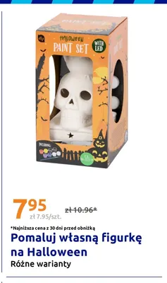Pomaluj własną figurkę na Halloween dlp promocja w Action