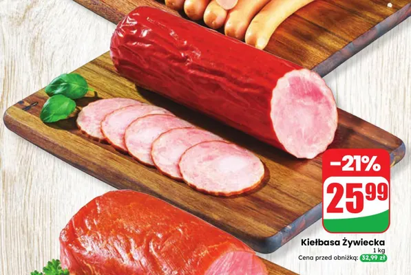 Kiełbasa żywiecka Agro Rydzyna promocja w Dino