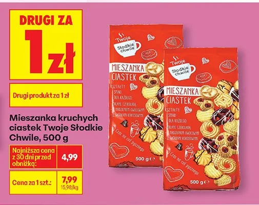 Mieszanka kruchych ciastek Chwile promocja w Biedronka