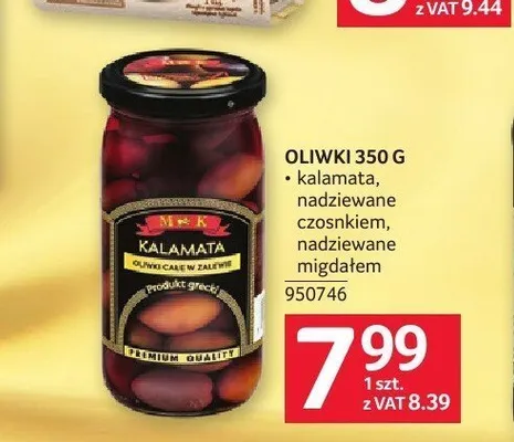 Oliwki Kalamata w zalewie M&K promocja w Selgros
