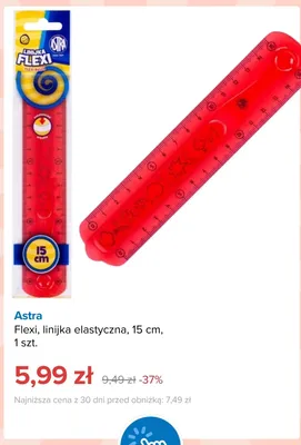 Linijka elastyczna Astra Flexi 15 cm promocja w Smyk